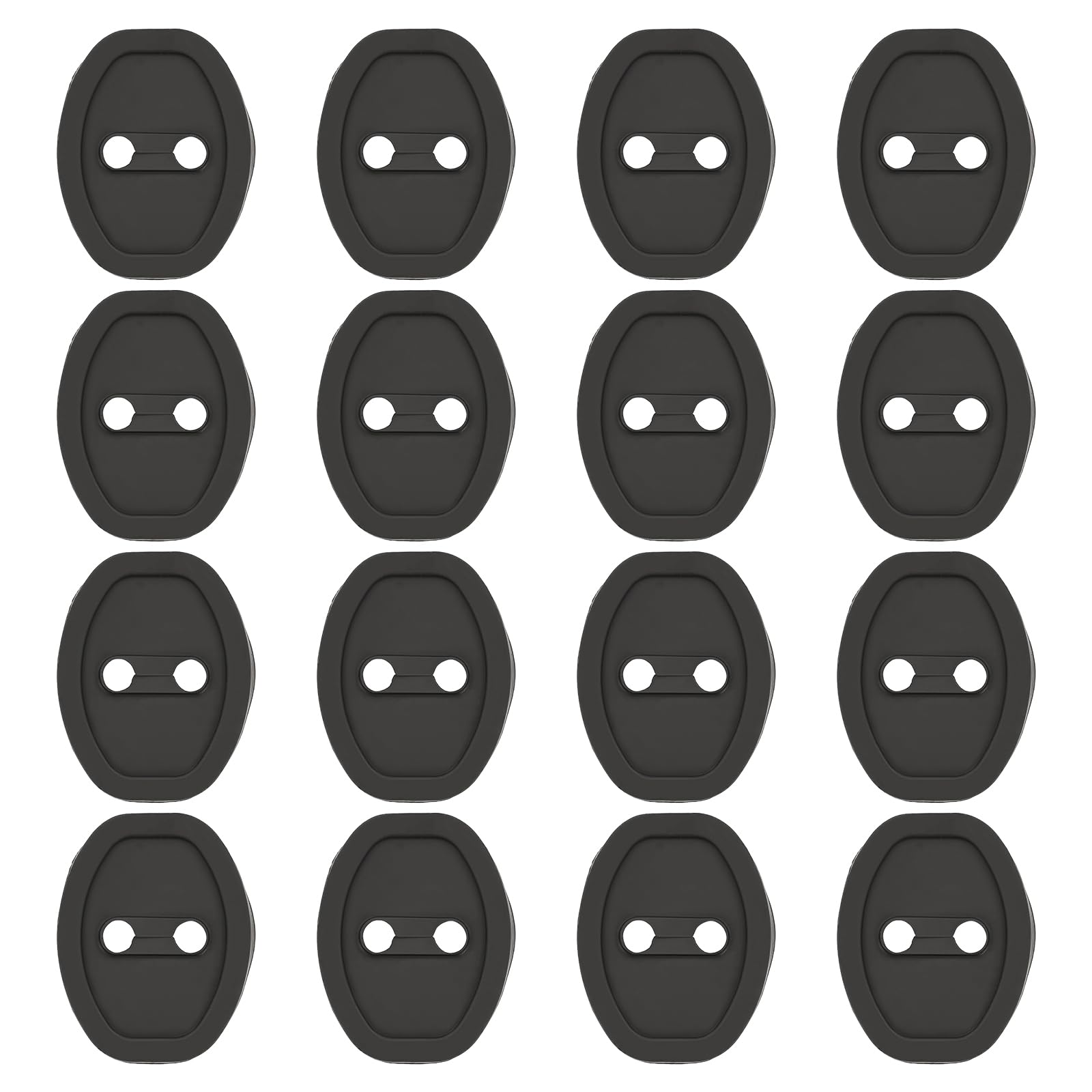 Photo 1 of LUODAKA 12 Piece Universal Silicone Car Door Latch Covers car Door Latch Cover - with Premium Quality and Easy Installation Trim Decoration Accessories for Most Car, SUV, Truck