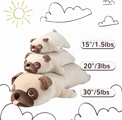 Miniatura 4 de Animales de peluche con peso Husky de 30 pulgadas, animal de peluche gigante con peso de perro, juguetes de almohada de felpa con peso lavables,