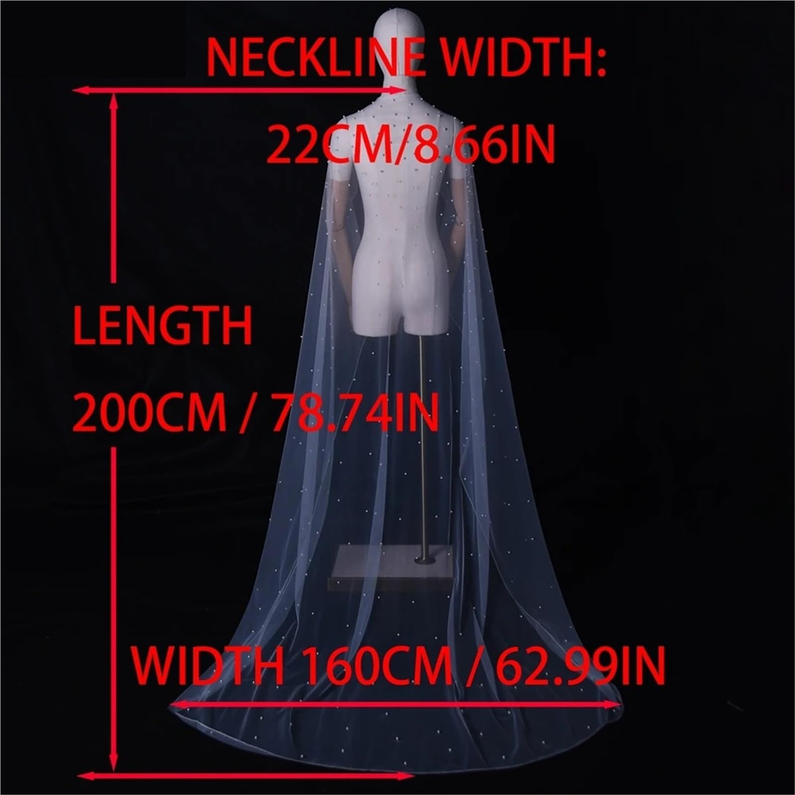 Estolas para Bodas Chal de perlas nupciales, vestido fiesta encaje suave blanco, abrigo DIY, mangas extraíbles, novia, Bolero