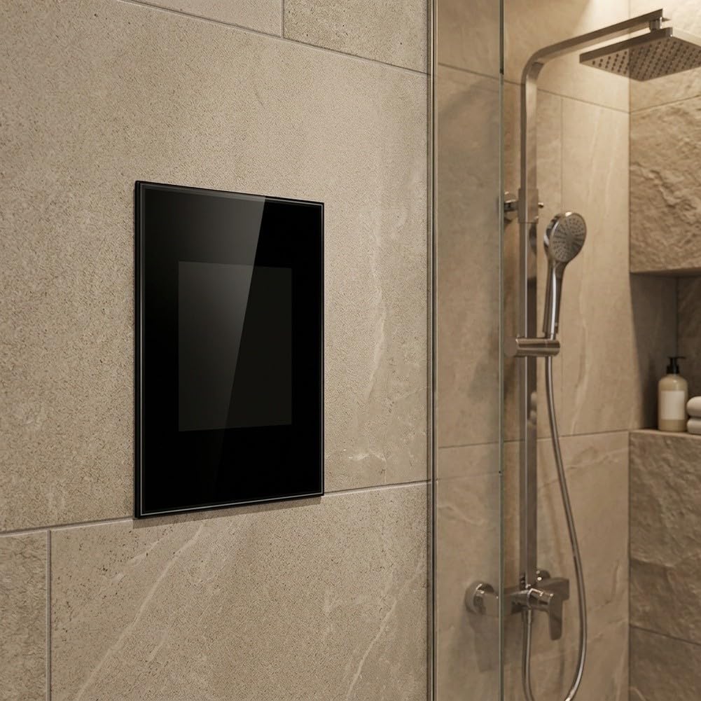 per interruttore Smart WiFi Caldaia 40A Controllo Vocale per(White US)