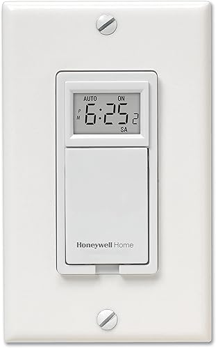 Interruptor de luz programable Honeywell rpls730b1000U Temporizador de 7días