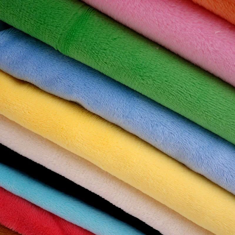 Tkanina o szerokości 160 cm, super miękka pluszowa tkanina dla lalek i miękka tkanina flanelowa do zabawek DIY, sprzedaż na metry