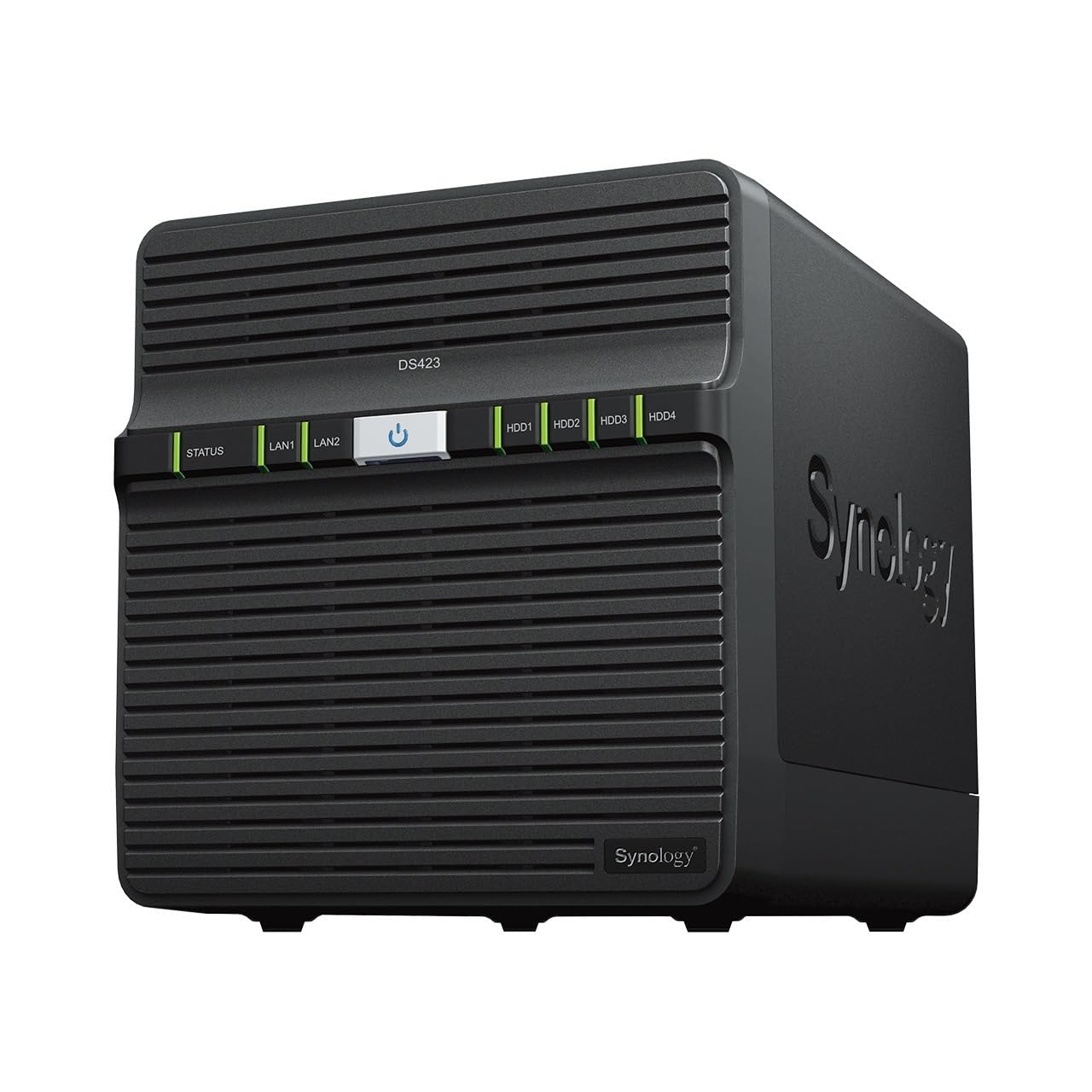 Synology DS423 - Stazione disco NAS a 4 bay (Realtek RTD1619B 4 core 1.7 GHz 2 GB DDR4 Ram 2 porte RJ-45 1GbE) 8 TB bundle con 4 dischi rigidi NAS Seagate IronWolf (ST2000VN003)