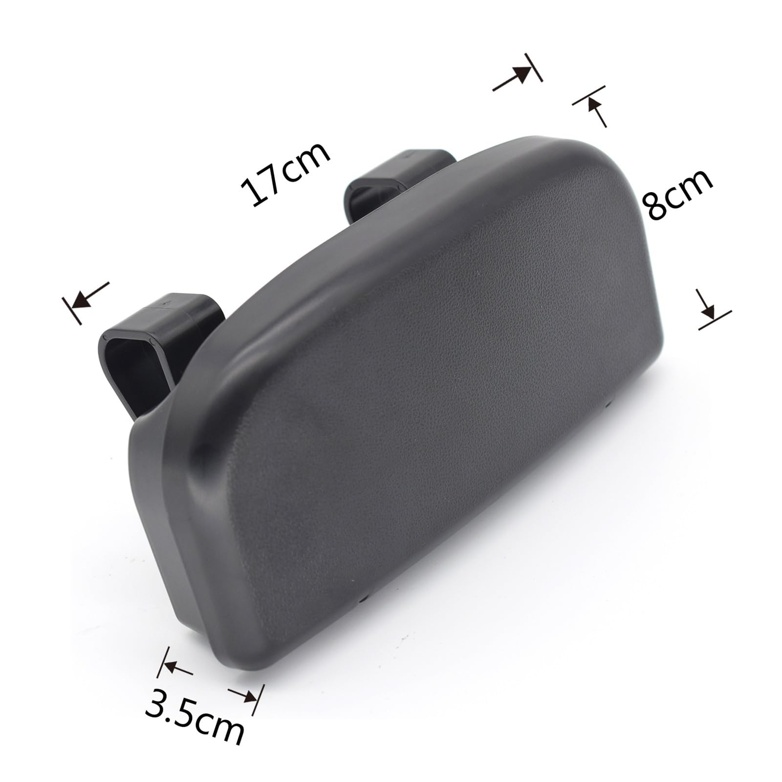 Xuanqingyi Store Etui na okulary samochodowe Osłona przeciwsłoneczna do samochodu Uchwyt na okulary Okulary przeciwsłoneczne Klip na karty Uchwyt na bilety Piórnik Zapinane pudełko Uniwersalne akcesor