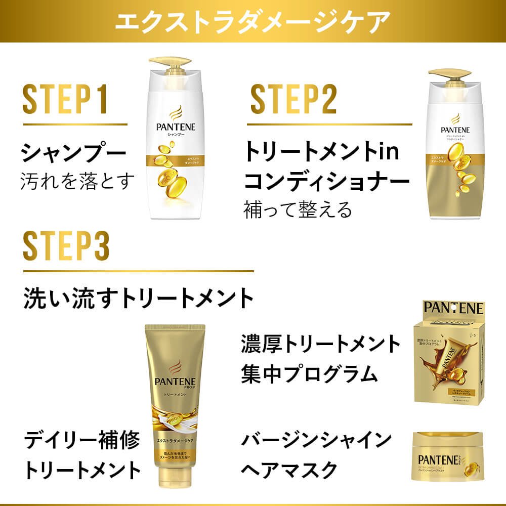 Amazon | パンテーン シャンプー エクストラダメージケア 詰め替え 