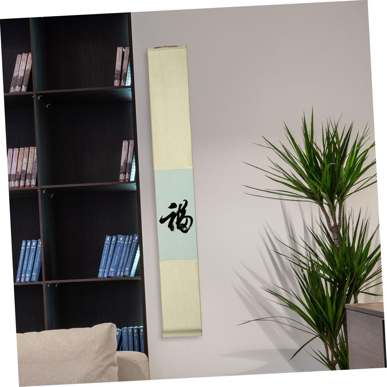 SEWOART 2pcs Blank Hanging Scroll Xuan Paper for Calligraphy Art Compact Design for Home Decor for Writing and Drawing for Living Room Bedroom