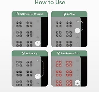 Nanoleaf Red Light Therapy Panel for Face & Body, 160 Dual Chip LEDs