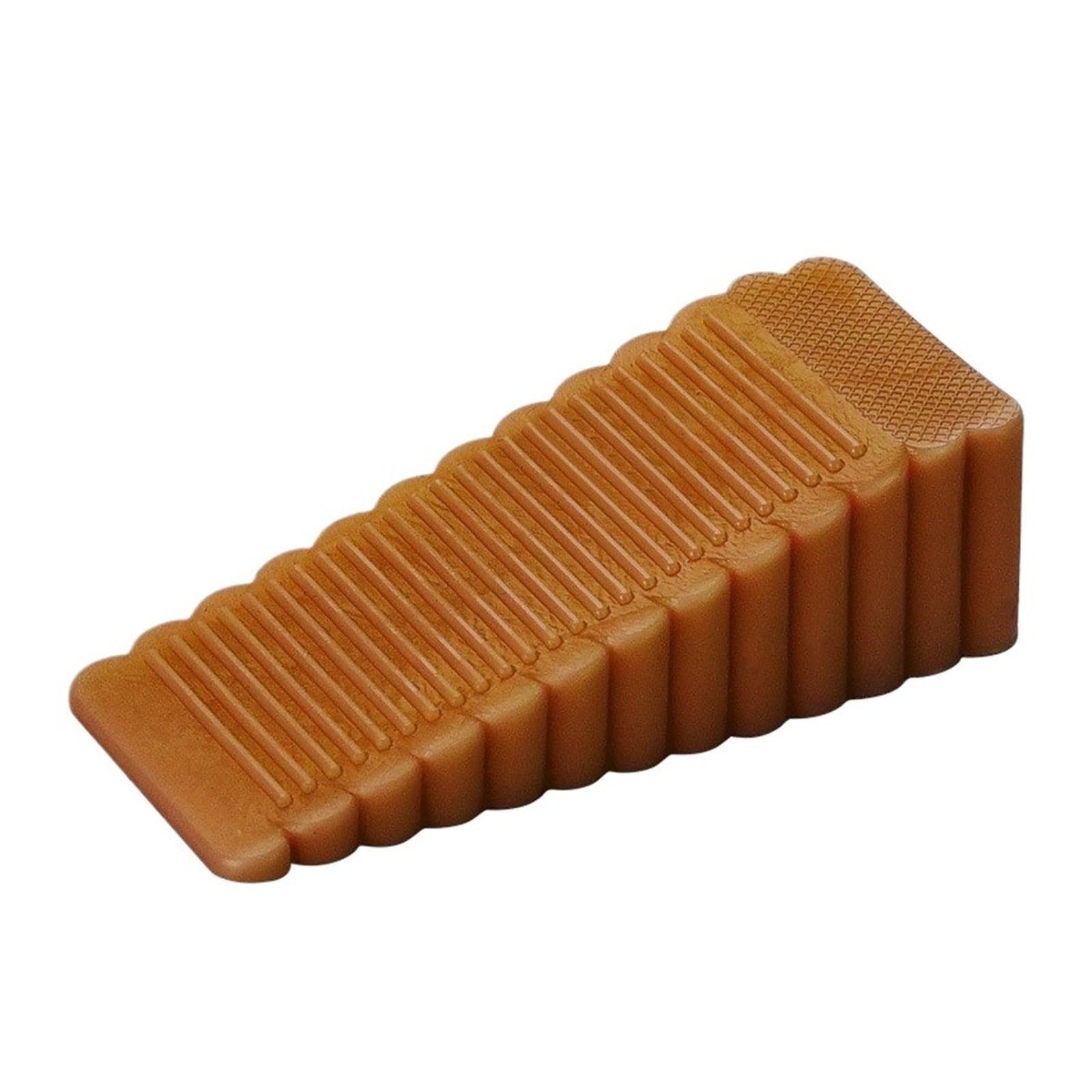 Dsfihjo Brown 1/2/3Pcs Safety Silicone Door Stop Stoppers Block Wedge Doorstops Home Office Door Rear Retainer Anti-Collision Stop(,3Pcs)
