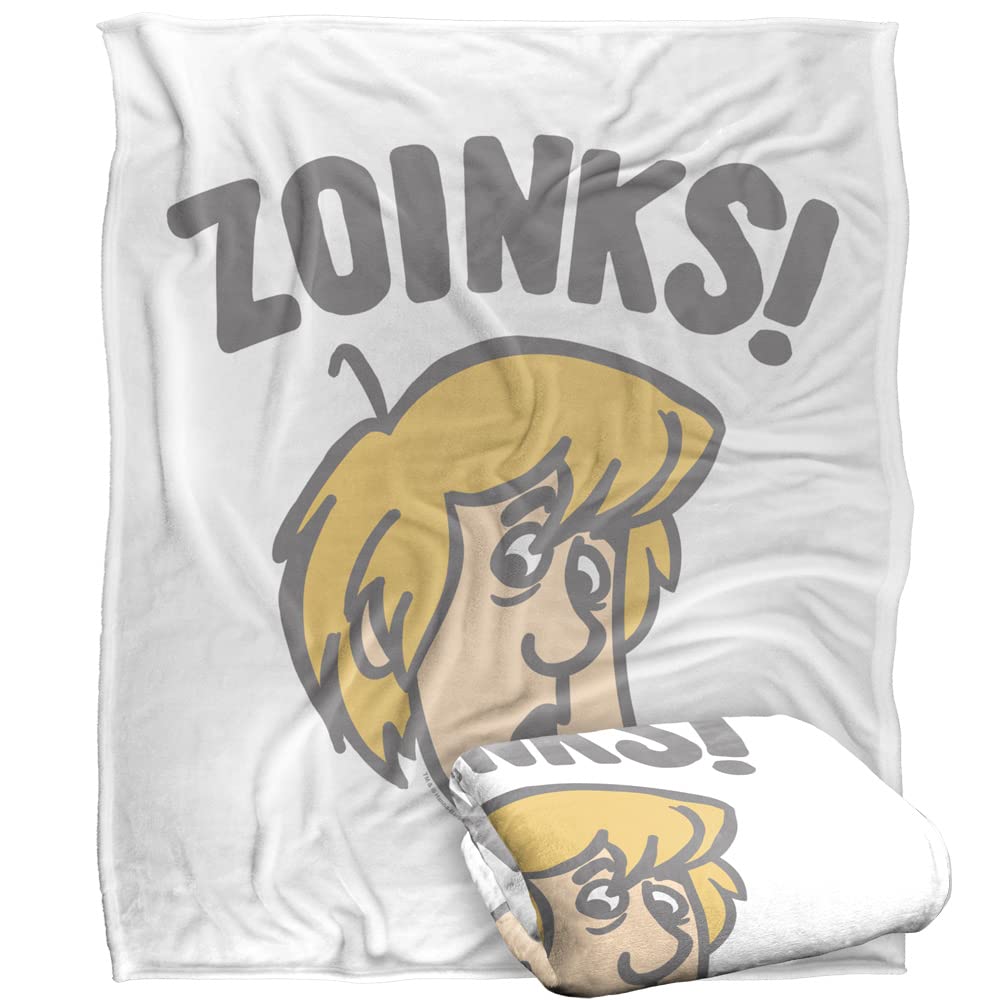 Logovision Multicolor Scooby Doo! Blanket, 152 X 127 Cm The Shaggy Rogers Silky Touch Super Soft Throw Blanket