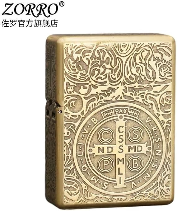 ولاعات ZORRO 912S 912 Armor Deep Carve | نحاس 912 150 جرام شعار