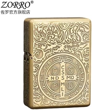 ولاعات ZORRO 912S 912 Armor Deep Carve | نحاس 912 150 جرام شعار