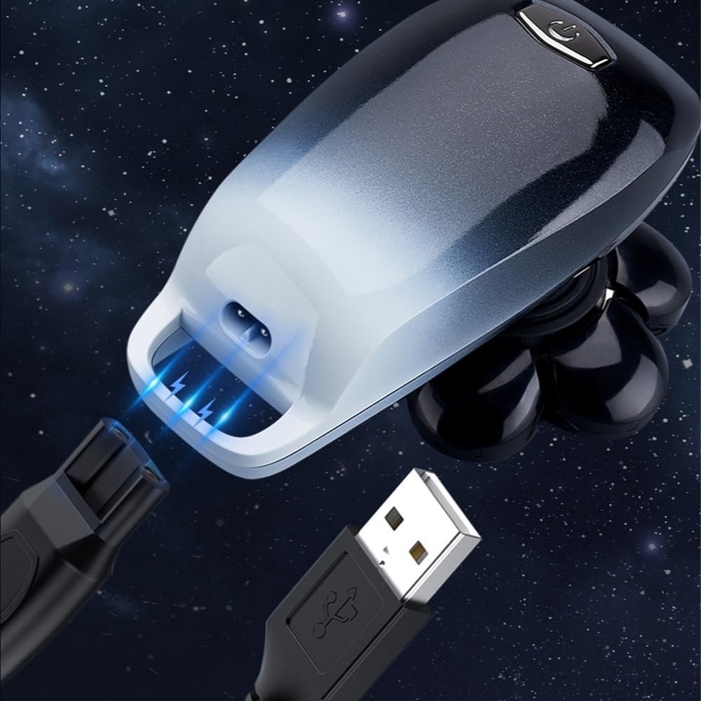 afeitadora eléctrica. Afeitadora eléctrica 6 en 1 con 7 Cuchillas for Hombres, Recortadora de Vello y Barba.