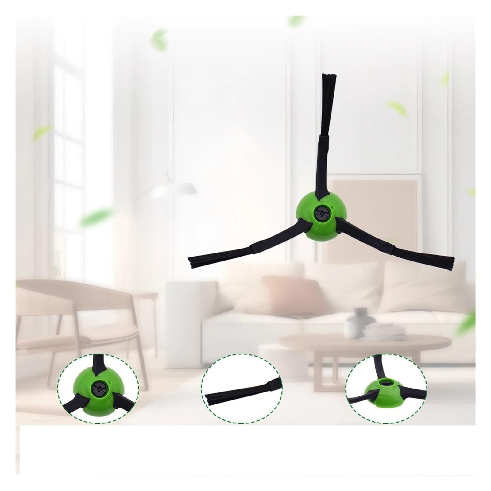 Kompatybilny z rolką filtra Główna szczotka boczna Worek na kurz Kompatybilny z IRobot Roomba Combo J7+ Plus Akcesoria zamienne do odkurzacza Część(6pcs Dust Bag)