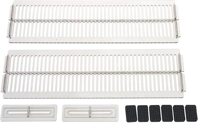 Verstellbares Klappboard Schubladenteiler - 2-teiliges Organizer-Set für Schränke