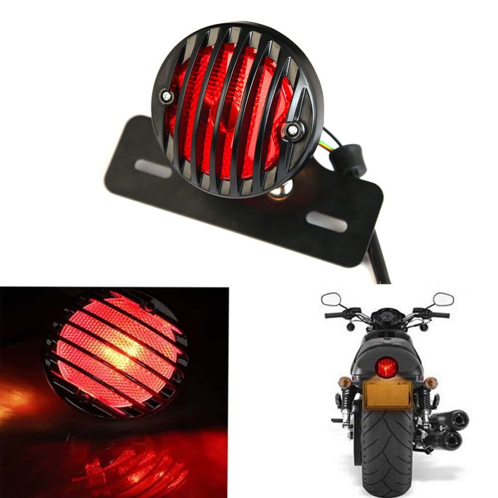 12V Motorcycle LED Tail Light 6Led Taillights Strip Flashing Light Red Wing Strobe Light Rear Stop L I.1353046554 - View #11