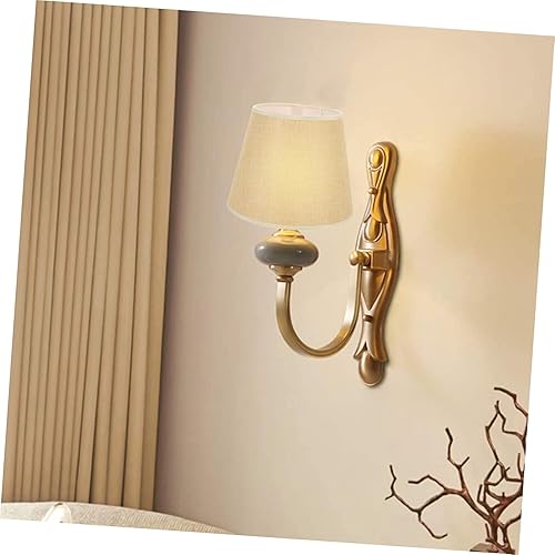 Vista 56 de GANAZONO Pantallas de lámpara de tambor – Pantalla de tela para lámpara de mesa/lámpara colgante de suelo, lino natural hecho a mano clásico moderno