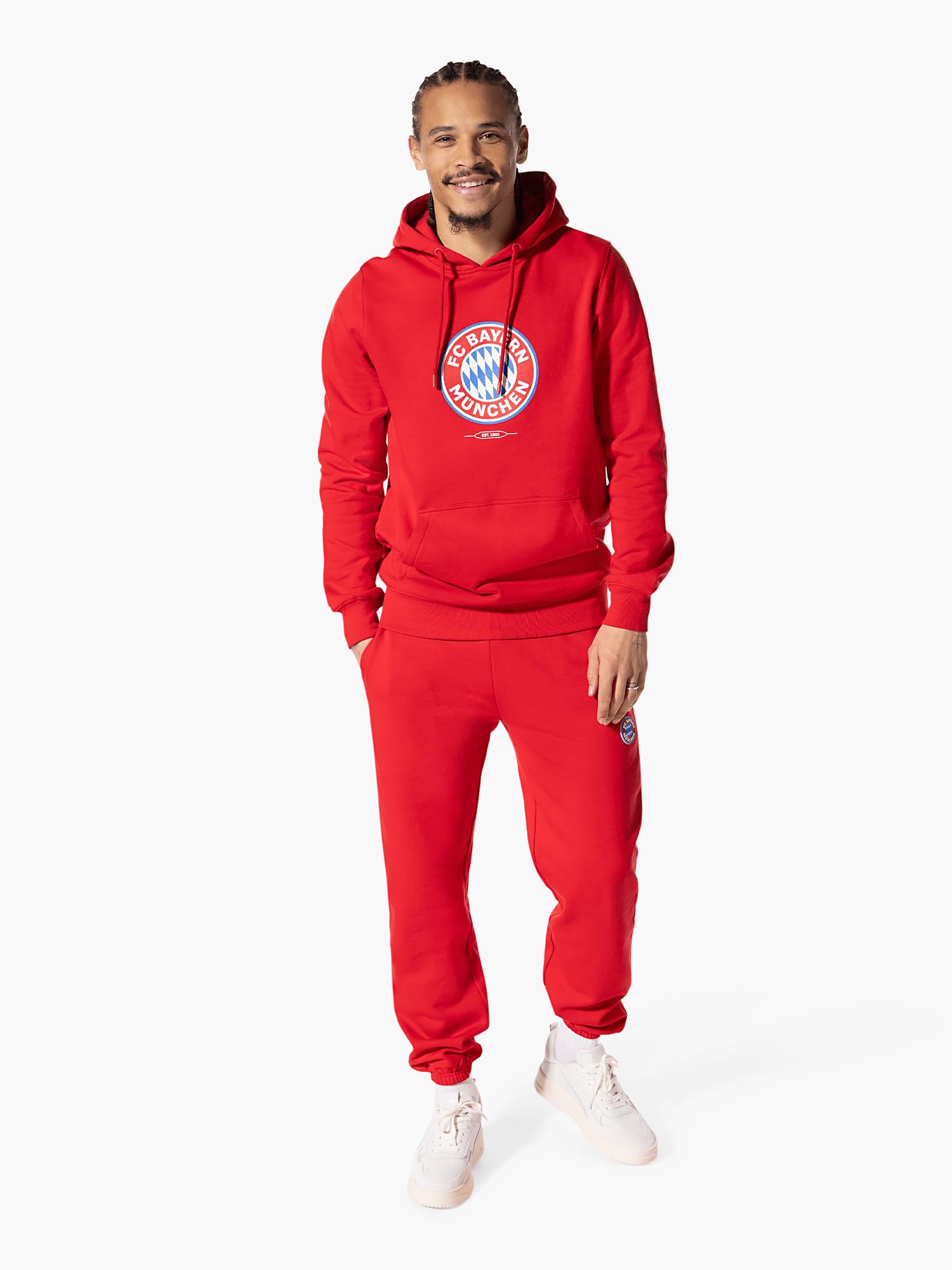 FC Bayern München | Sudadera con capucha | Essential | Hombre | Azul marino o rojo
