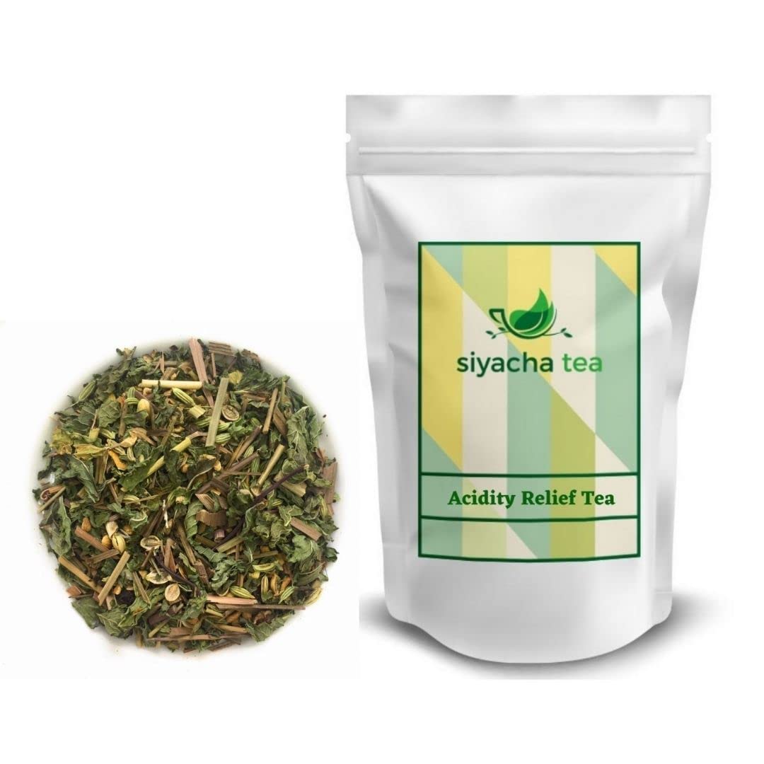 Siyacha Tea Ayurvedic Acidity Relief Herbal Infusion, 50G, For Digestion-Stomach Ease Bloating Relief, Wellness Traditiona Blend l Natural Healthy Beverage Makes 25 Cups (Approx)-image-4