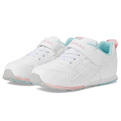 Tsukihoshi Kids Racer (Toddler/Little Kid) Girls Shoes White/Pink