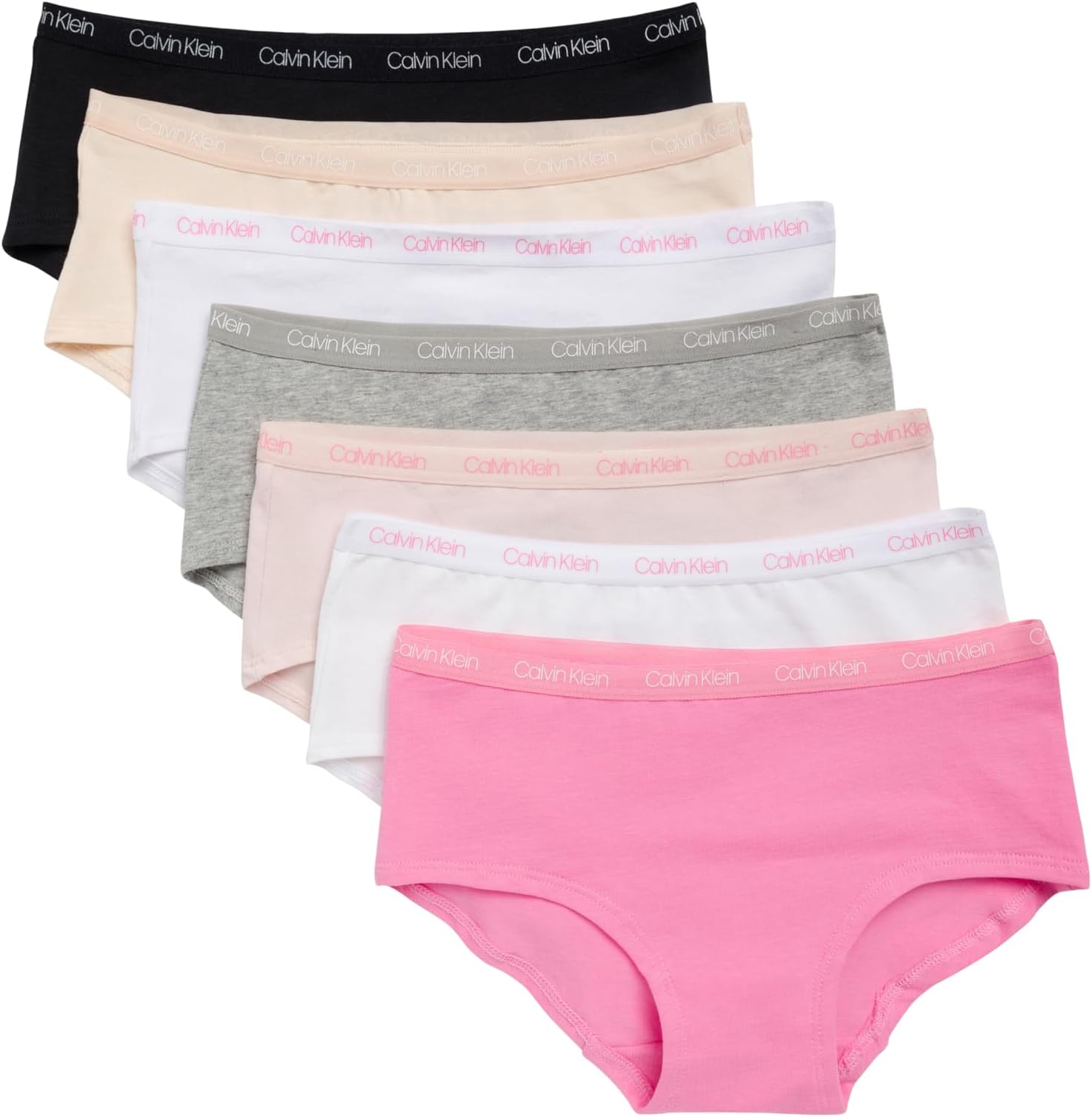 Girls' Little Modern Cotton Hipster Underwear, Multipack