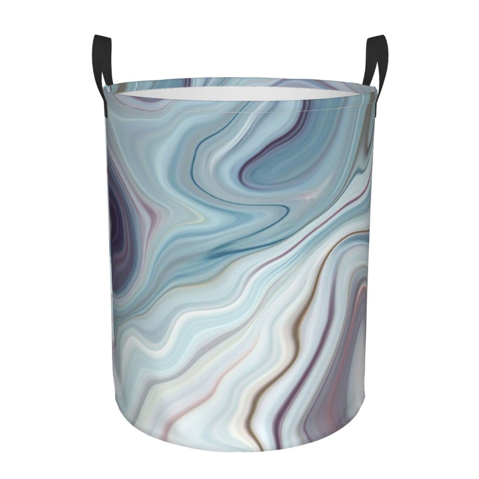 Panier à linge marbre mural et pliable pour une chambre ordonnée