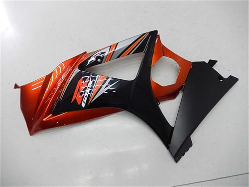 Miniatura 5 de Carenado de carrocería negro naranja plástico apto para Suzuki 2007 2008 GSXR 1000 inyección ABS nuevo mercado de accesorios kit de carrocería