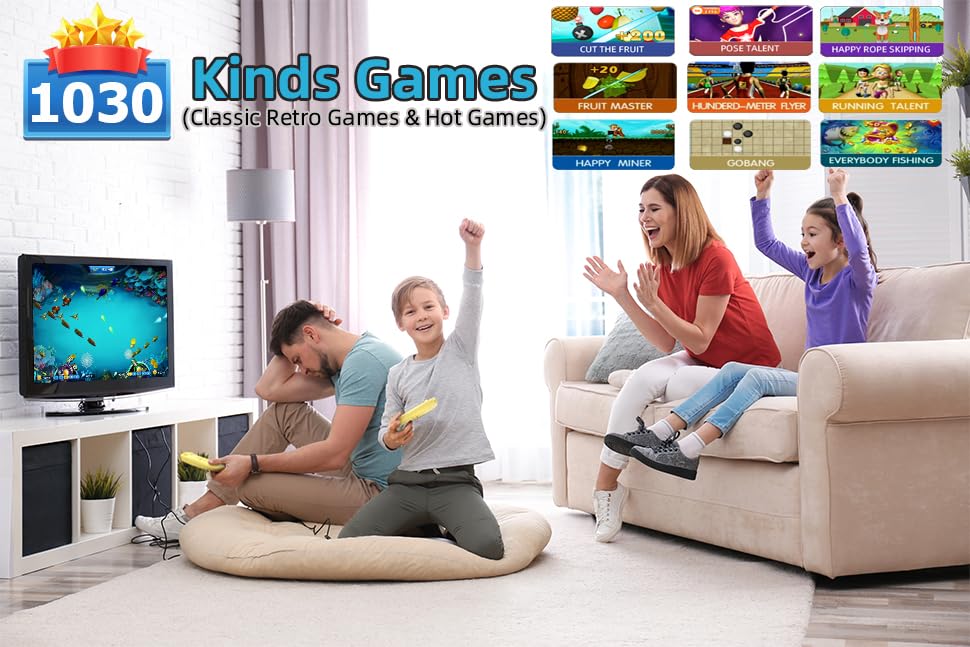 Alfombrillas de baile electrónicas musicales HDMI con cámara, tarjeta de memoria de 64G, cuenta con 1030 juegos, 700 canciones y 81 MV, alfombrilla de baile de fitness de doble usuario para 7