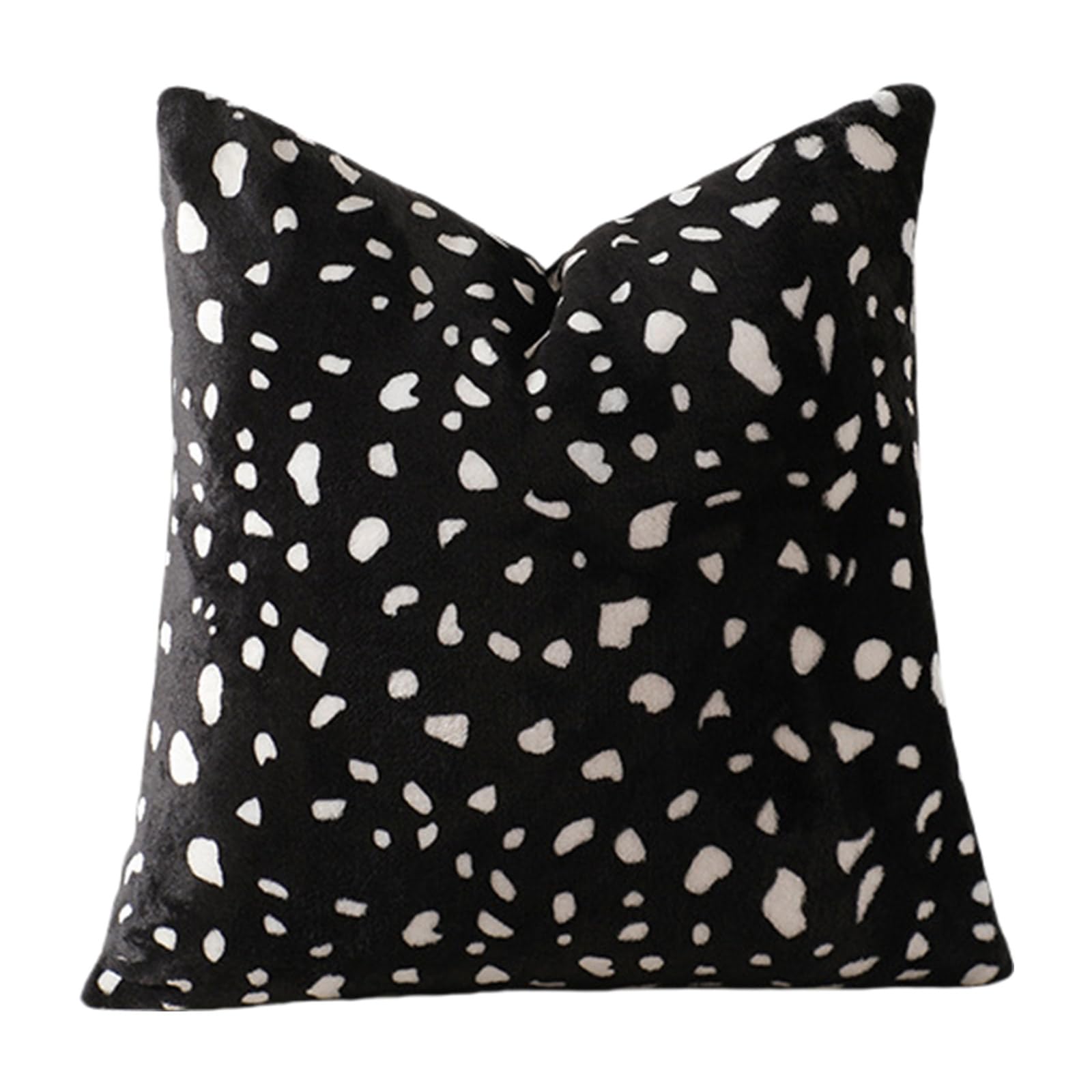 Tsophreniq Pillowcase Black White Dots Pillow Case 45x45CM for Couch Sofa Bed Living Room Decorative Soft Cushion Sleeve Throw Pillow Case