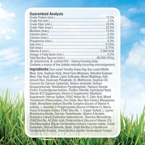 Kaytee Forti-Diet Pro Health Adult Pet Rabbit Food, 10 Pound Bag