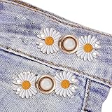 Knopfnadeln für lockere Jeans, Hosenbundspanner – 2 Paar Jeansgrößenversteller | verstellbare Taillenschnallen, Jeansgrößenversteller, abnehmbar und dekorativ