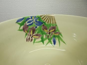 送料込【逢絢亭・新品】茶道具 茶碗 京焼 仁清写 扇面に花菖蒲の図 廣田嵩花 Amazon.co.jp: 込逢絢亭茶道具 茶碗 京焼 仁清写 扇面に花菖蒲の