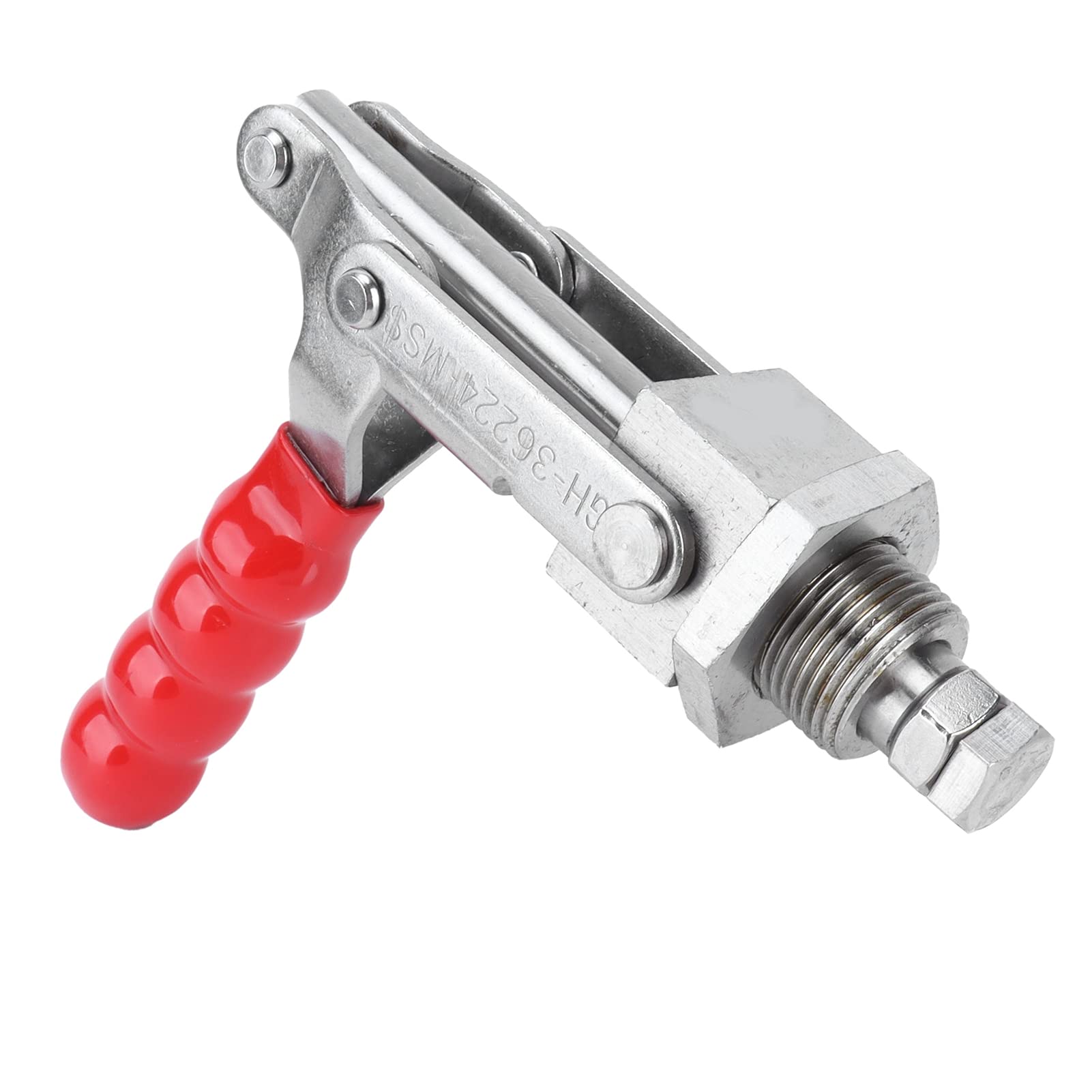 Morsetto a Levetta Morsetto Push-pull Resistente a Sgancio Rapido 318 Kg per Decorazioni Domestiche e Installazione di Attrezzature Acciaio Inossidabile 15,5x13,5 Cm 1 unità