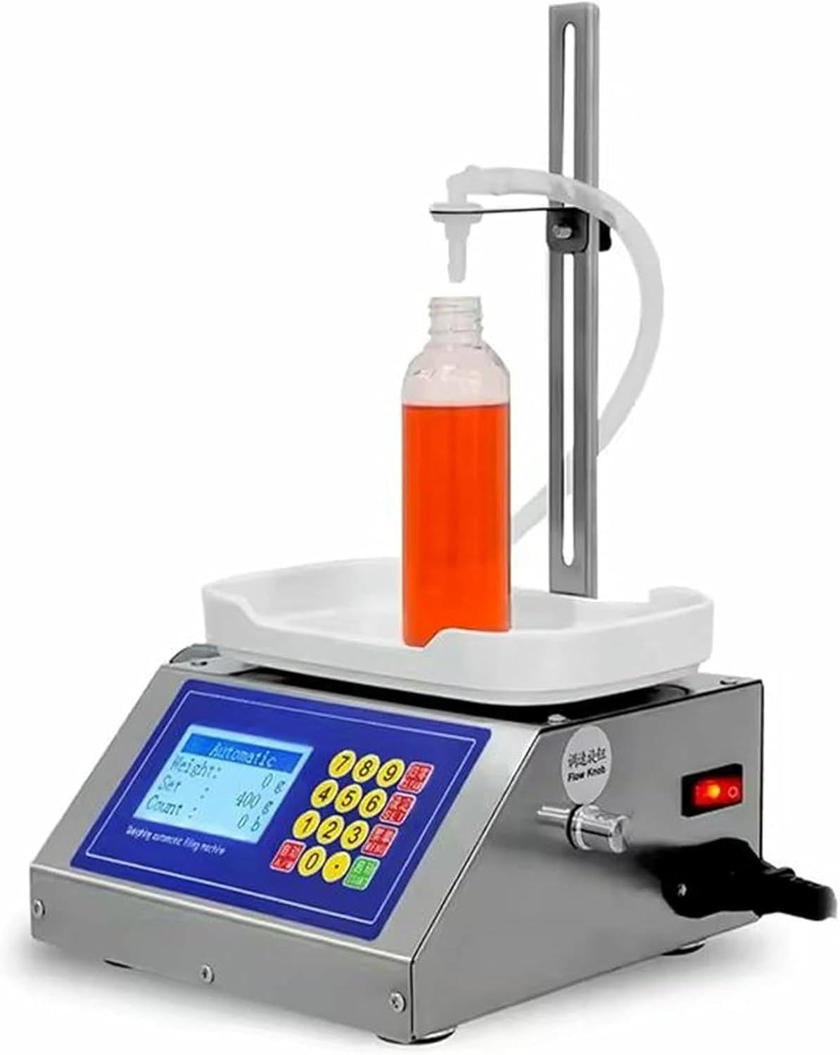 Máquina llenadora de líquidos,máquina llenadora de botellas,bomba peristáltica,embotelladora de 2 a 8000 g para líquidos, máquina llenadora por pesaje para aceites esenciales y líquidos orales. 3200