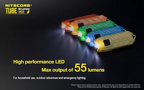 Miniatura 10 de Nitecore Unisex Tube V2 Schlüsselanhänger Licht