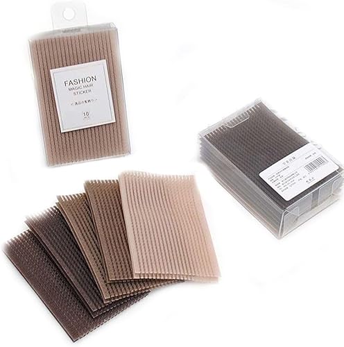 Miniatura 5 de 10 piezas de accesorios de peluquero para pegar, pegatina para el cabello, clip de clip fijo, sin costuras, pegamento mágico para postes, cinta