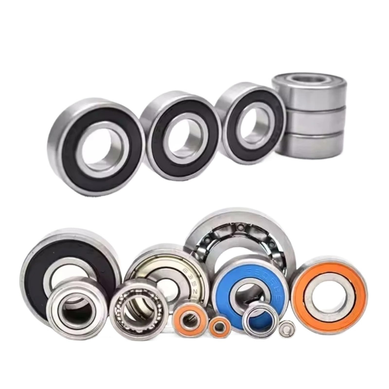 2/4pcs 6000zz 6001ZZ 6002RS 6003-2Z 6004Z 6005-2RS Deep Groove Ball Bearing(6000zz)