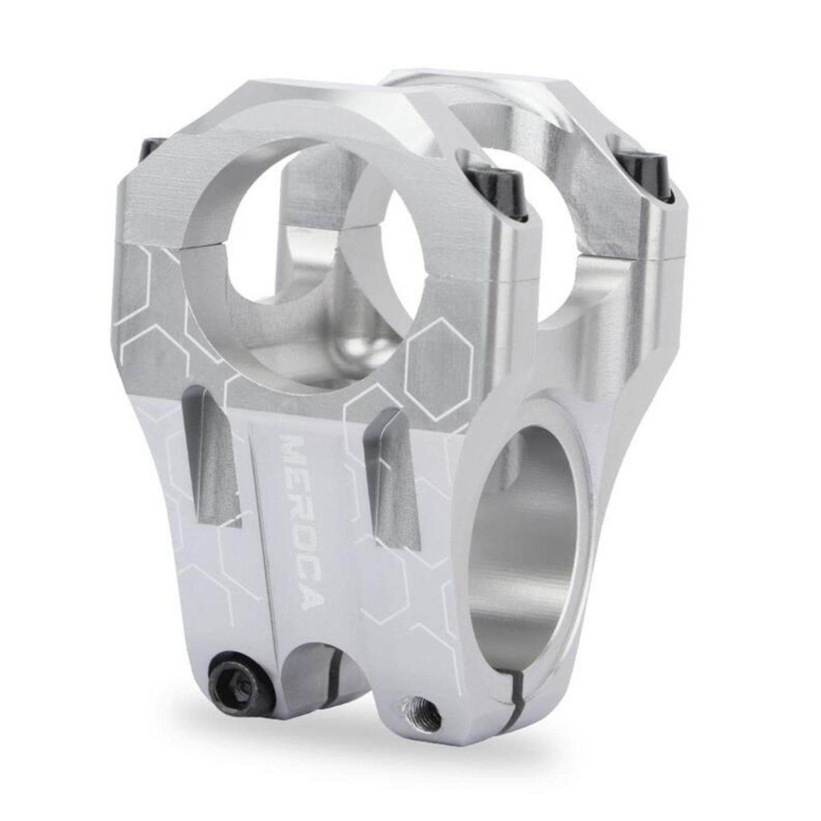 SM SunniMix Kurzer Mountainbike-Vorbau 31,8 mm Vorbau für Downhill-Fahrräder, Silber
