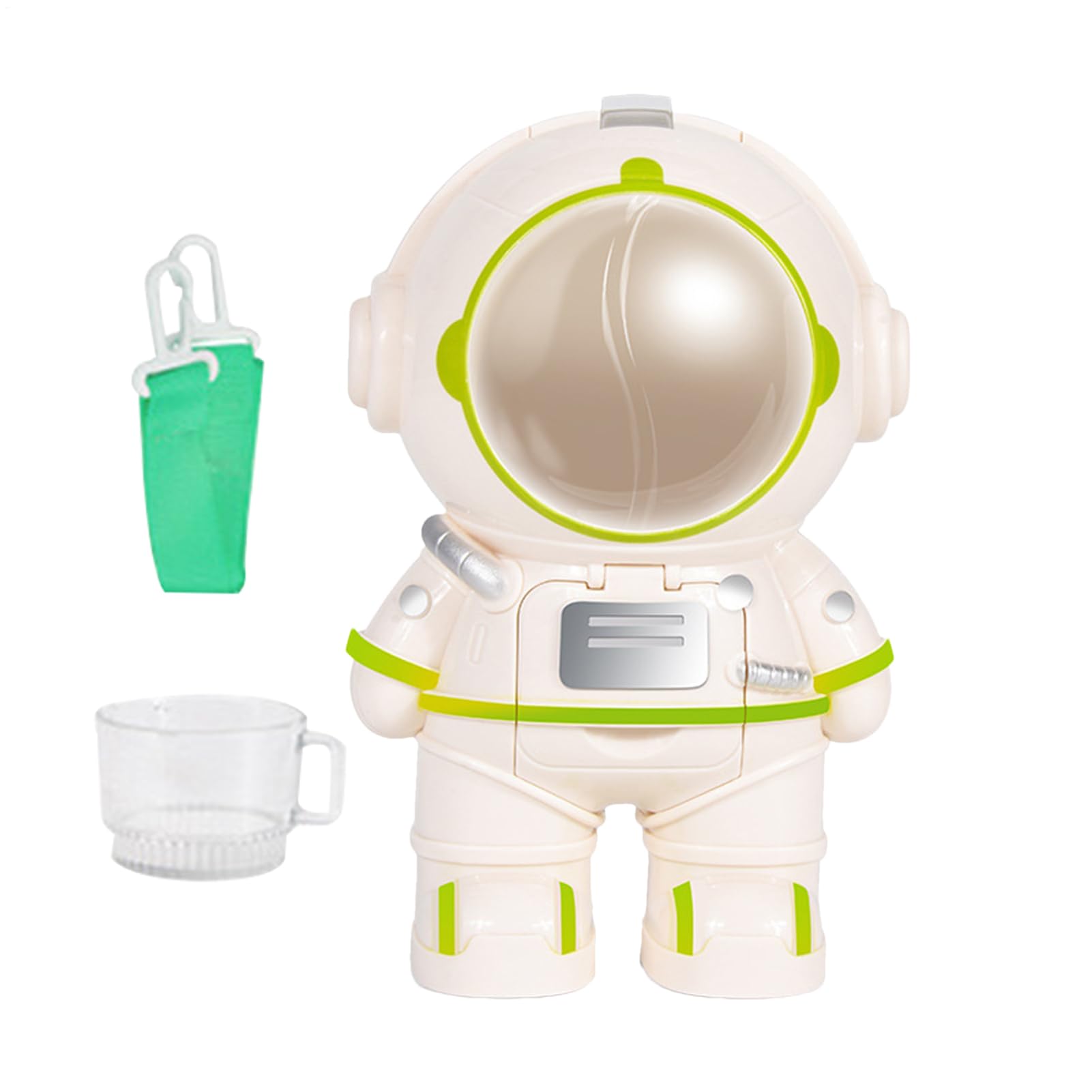 Water Dispenser Toy Kids - Astronaut Style Water Cooler Bottle Toy Set | 250ml Mini Drink Dispenser Strap Cup, Interactive Educational Hydration Machine for Kids Bedroom Desk School Use