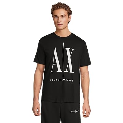 Armani Exchange Icon Logo Printed T Shirts Men