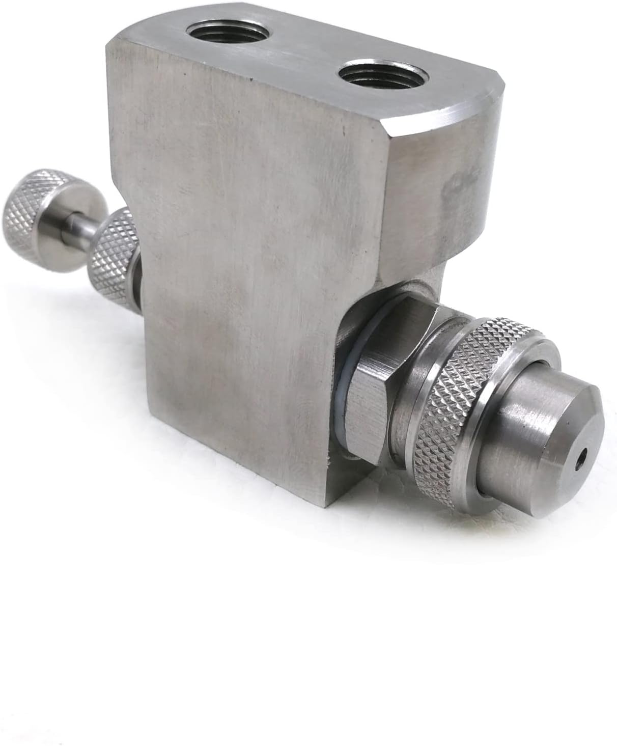 Adjustable Small Submersible Pump Stainless Steel Air Atomizing Nozzle Adjustable Atomizing Nozzle JAC Industrial Nozzle (Color : Pressure Round Spray)