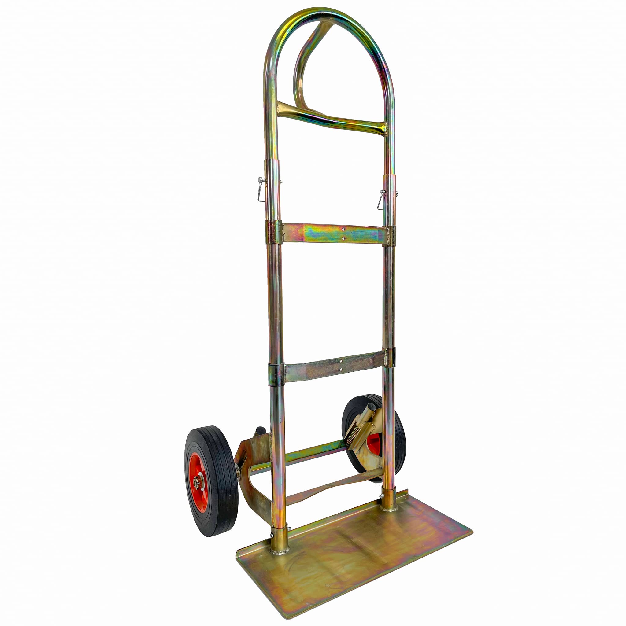 Zero Hand Truck ZPHT 300 kg, ciężki wózek transportowy z uchwytem Pro P, podnośnik wspomagany obrotowo, solidne opony odporne na przebicie, regulowana wysokość dla wyższych ładunków, idealna do użytku