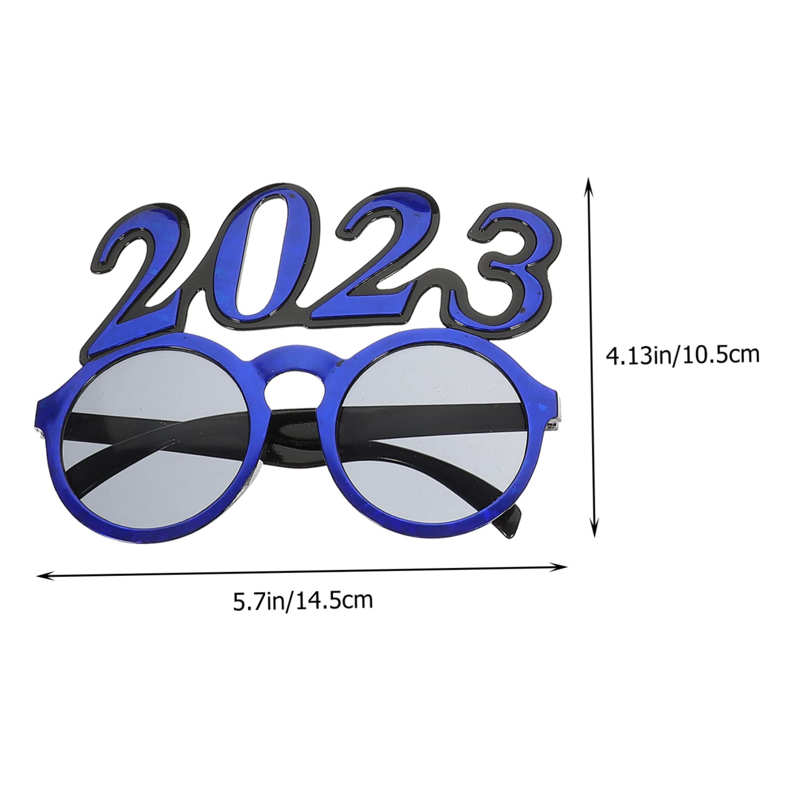 BRIGHTFUFU Vhay New Year ES Eyees Party Glasses Decor Number Glasses for Graduation