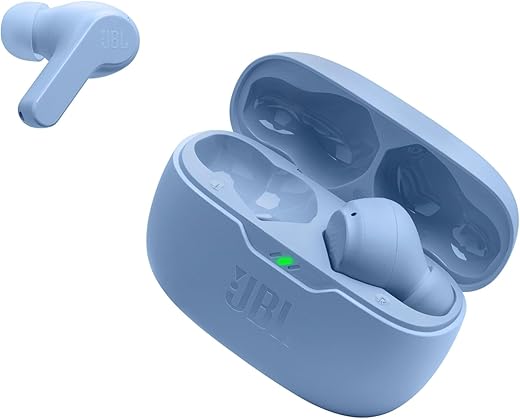 JBL Vibe Beam in-Ear Wireless Earbuds (TWS) with Mic,App for Customized Extra Bass Eq,32 Hours Battery&Quick Charge,Ip54 Water&Dust...