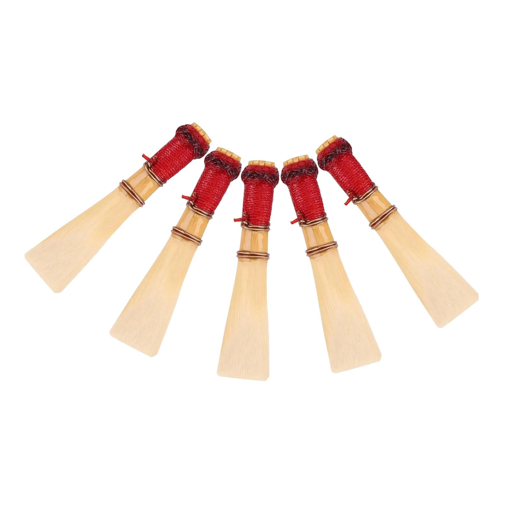 5 Pezzi Ance Naturali Medie per Bassoon Ricambi Resistenti per Strumenti Fiato con Custodia Protettiva Accessori per Musicisti Principianti e Professionisti