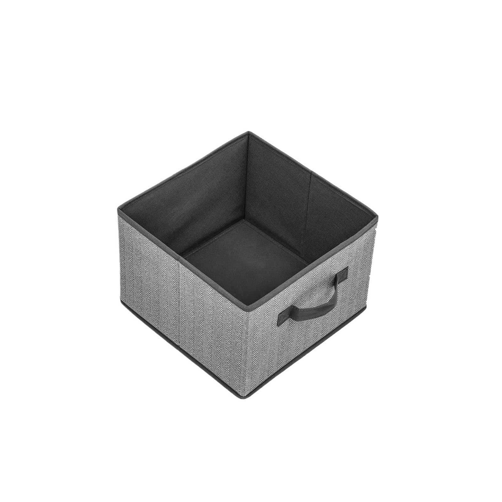 ZHSOAO 2PCS Foldable Storage Box Wardrobe Organizer Underwear Miscellaneous Items Home Sundries Sorting Closet Space Saving Case for Clothing Bedding Blankets(Grey,28 * 20 * 20CM)