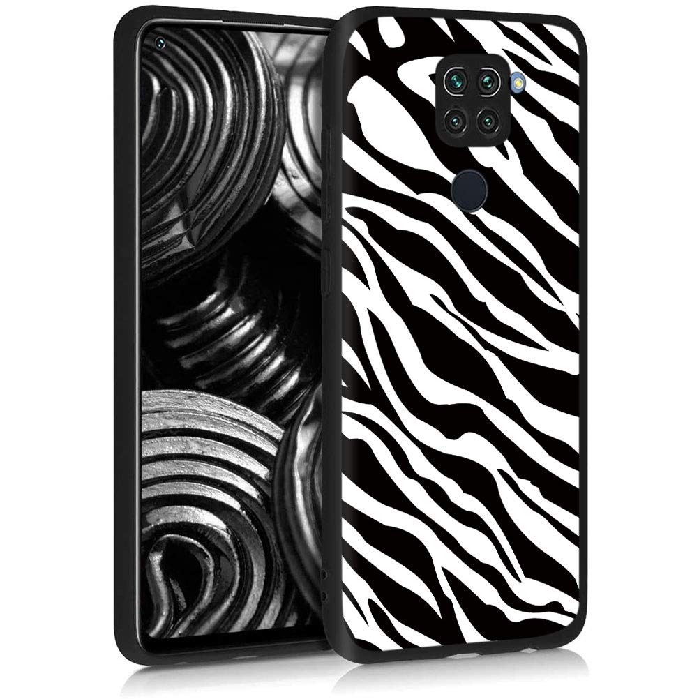 Yoedge Custodia Per Xiaomi Redmi Note 9 4G – Cover In TPU Morbida Sottile Con Stampa Zebrata, Antiurto