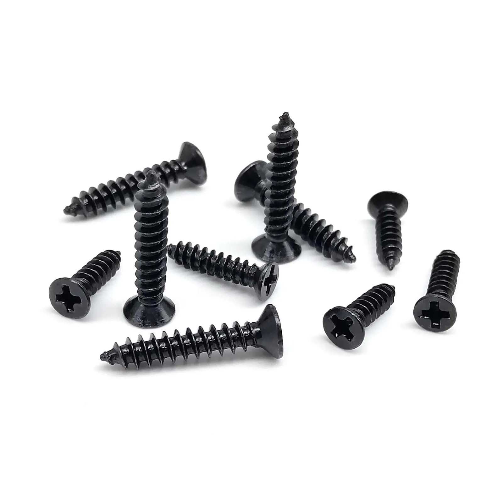 Kit Mini Vis à Bois M1-M4 Autotaraudeuses Tête Fraisée Plate 500pcs(Set D 2010pcs)