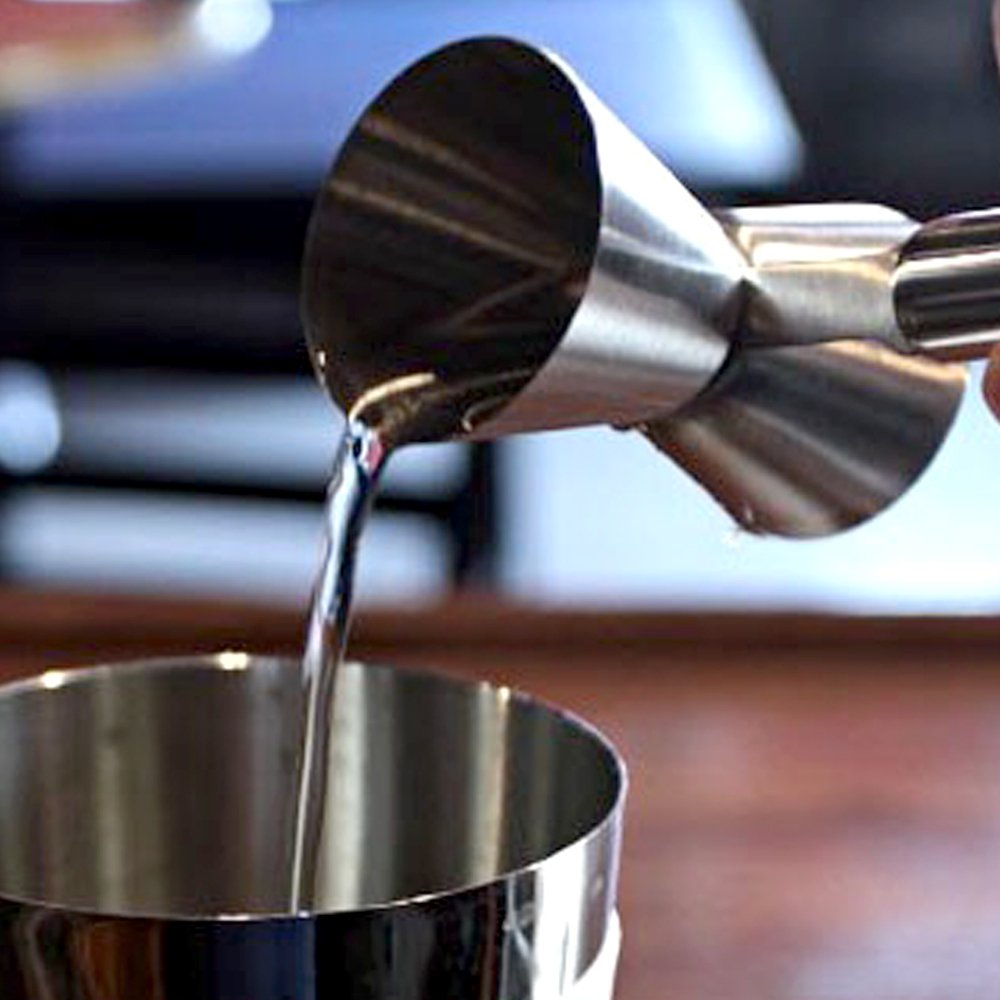 Jigger with Printed Handle Design - Lace - .75oz x 1.25oz