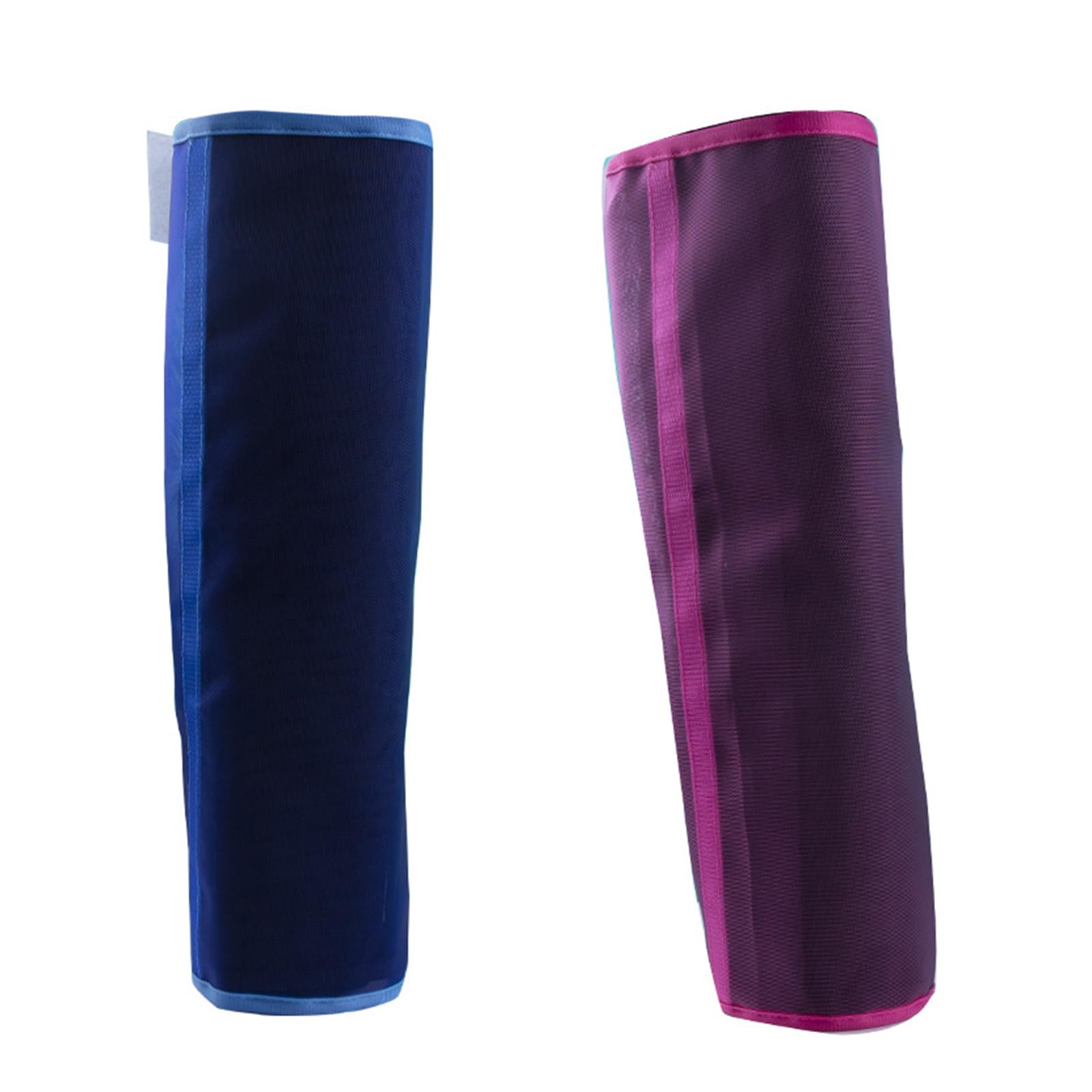 Lot De 4 Guêtres Anti-mouches Cheval – Respirantes, Maille, Bleu Clair, Neuves