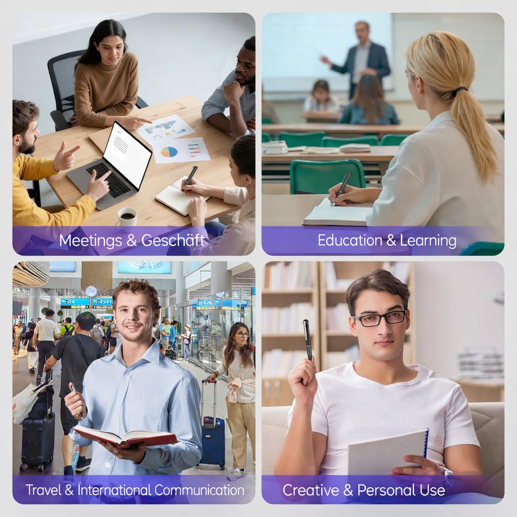 SKARA Grabadora de Voz IA, AI Voice Recorder con Transcripción en 150 Idiomas, Resumen IA y Mapas Mentales, Mini Grabadora Digital Inteligente con App para Reuniones, Clases y Entrevistas